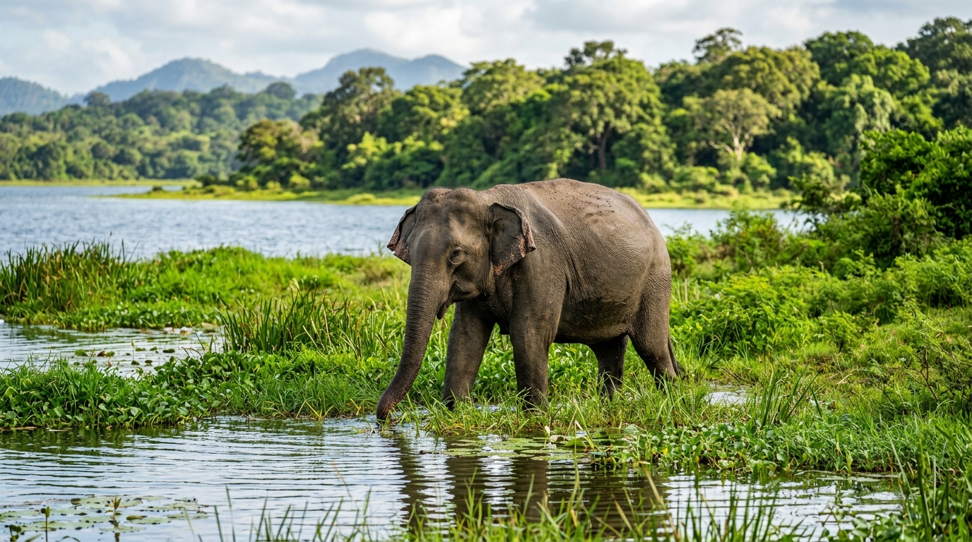 Yala Wild Asian Elephant Safari
